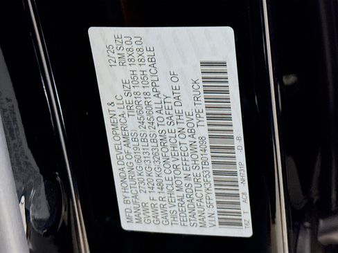 New 2026 Honda Ridgeline RTL image 38