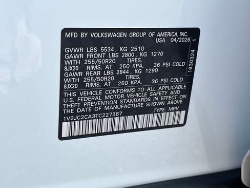 Used 2026 Volkswagen Atlas Cross Sport SE FWD image 23