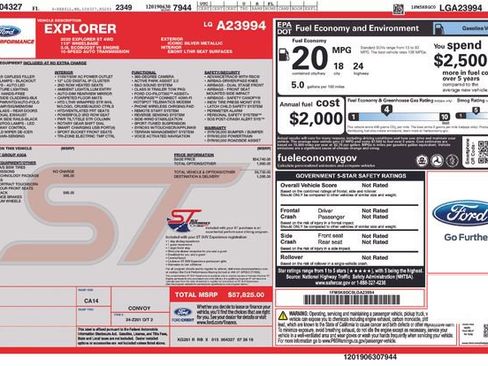 Used 2020 Ford Explorer ST w/ ST Street Pack image 25