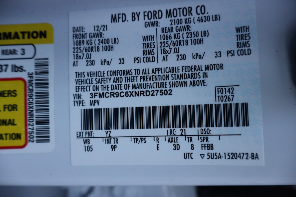 Used 2022 Ford Bronco Sport Outer Banks AWD/4WD image 4
