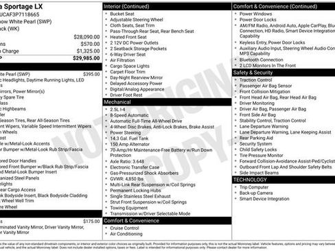 Used 2023 Kia Sportage LX image 31