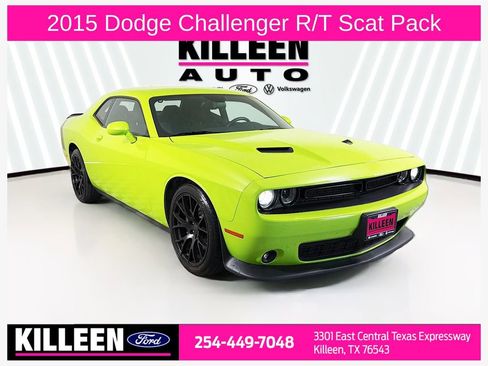 Used 2015 Dodge Challenger R/T Scat Pack w/ Scat Pack Appearance Package RWD image 1