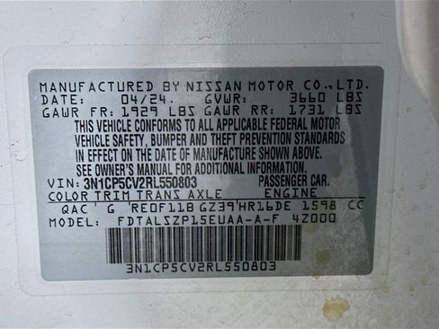 Used 2024 Nissan Kicks SV image 12