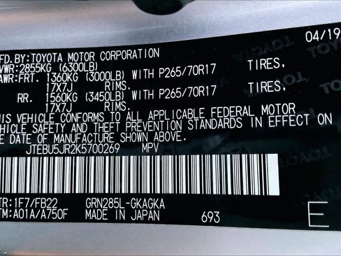 Used 2019 Toyota 4Runner SR5 image 33