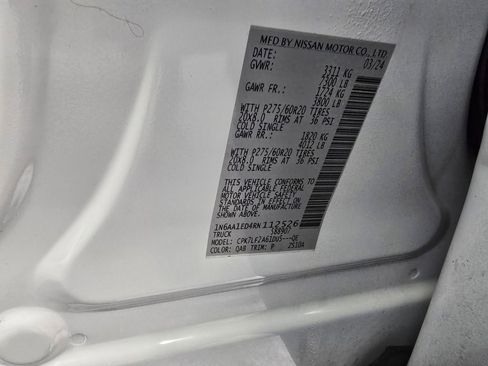 Used 2024 Nissan Titan Platinum Reserve w/ Moonroof Package image 22