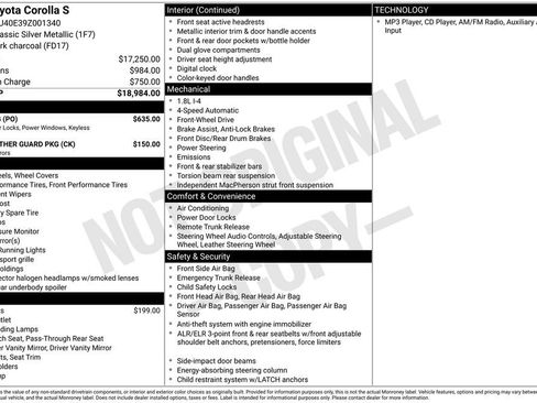Used 2009 Toyota Corolla S w/ PWR Pkg FWD image 13