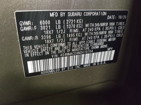 Used 2021 Subaru Ascent Premium w/ Convenience Package image 33