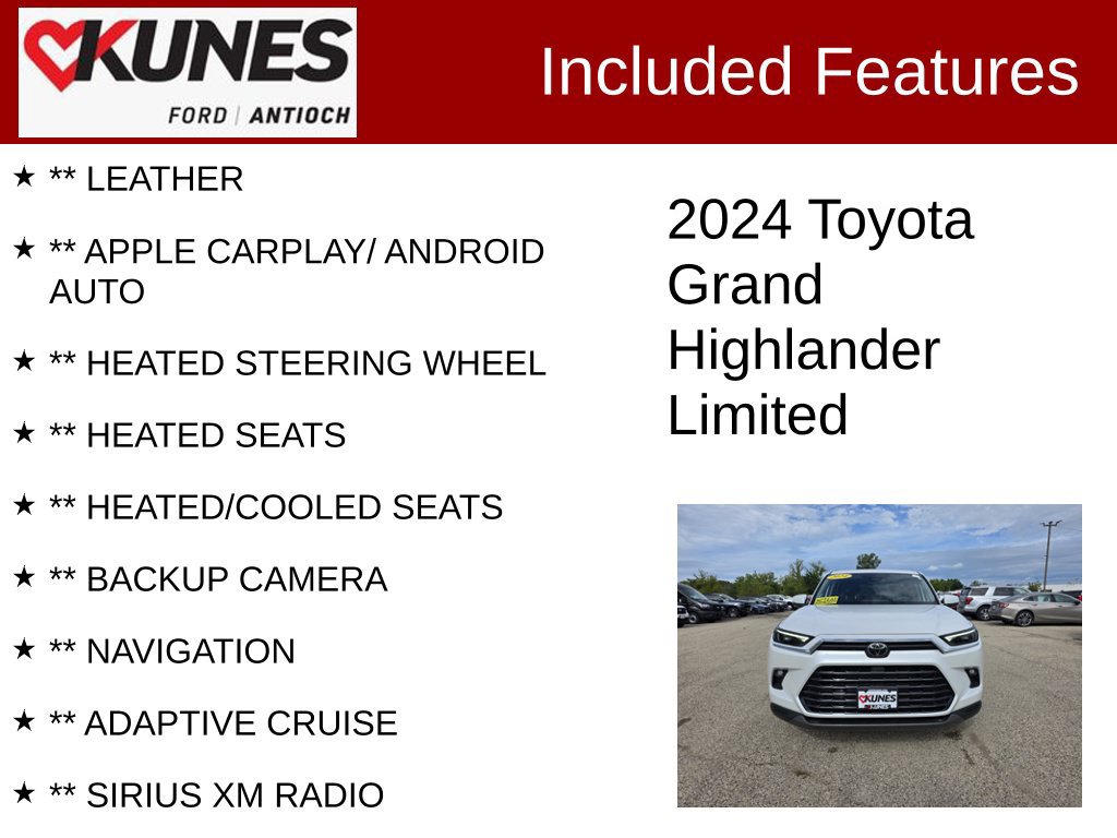 Used 2024 Toyota Grand Highlander AWD image 3