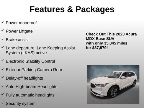 Used 2023 Acura MDX SH-AWD w/ Technology Package image 24