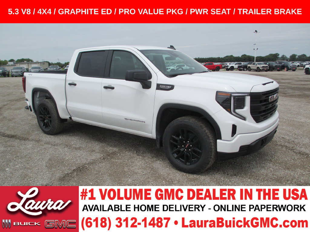 New 2026 GMC Sierra 1500 Pro w/ Graphite Edition AWD/4WD image 1