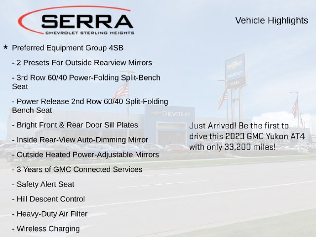 Used 2023 GMC Yukon AT4 w/ LPO, Floor Liner Package AWD/4WD image 3