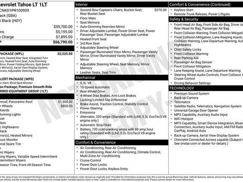 Used 2023 Chevrolet Tahoe LT w/ Luxury Package RWD image 3
