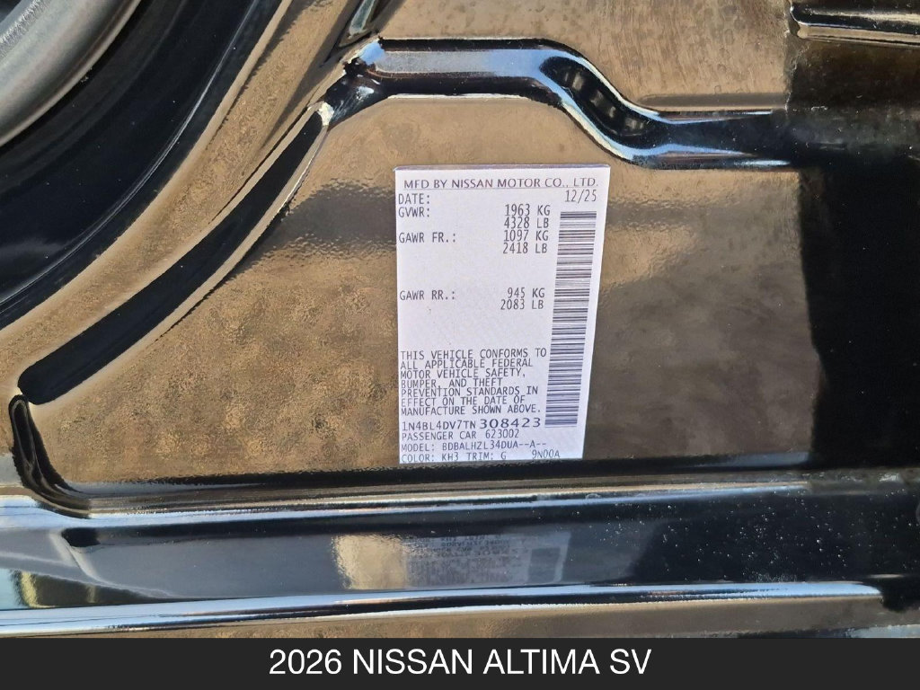 Certified 2026 Nissan Altima 2.5 SV FWD image 24