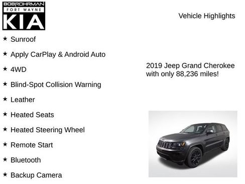 Used 2019 Jeep Grand Cherokee Altitude AWD/4WD image 8