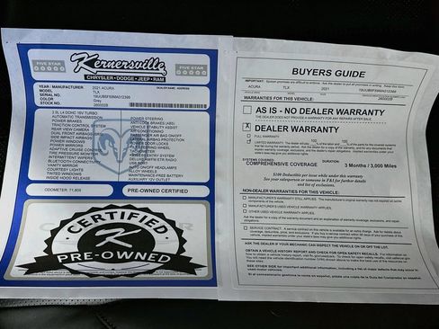 Used 2021 Acura TLX w/ A-SPEC Pkg FWD image 37