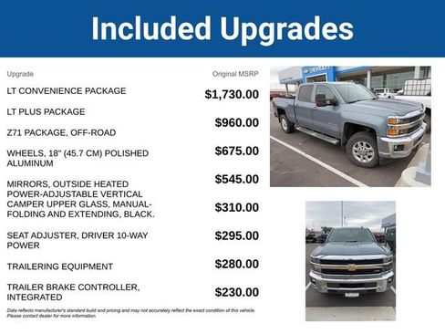 Used 2015 Chevrolet Silverado 2500 LT w/ LT Convenience Package image 5