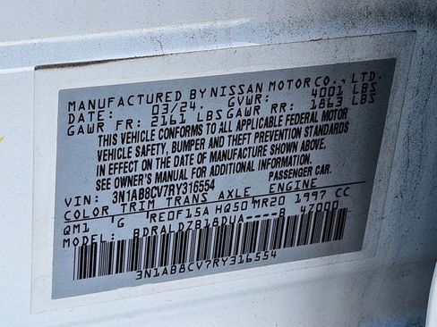 Used 2024 Nissan Sentra SV image 24