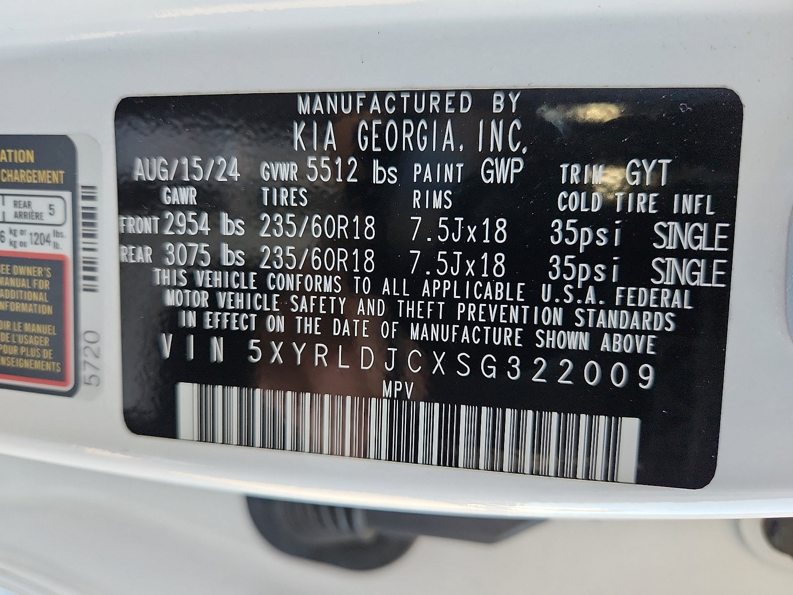 Certified 2025 Kia Sorento S w/ Panoramic Sunroof Package AWD/4WD image 29
