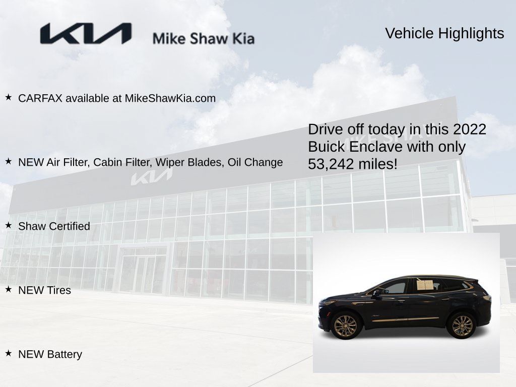 Used 2022 Buick Enclave Avenir FWD image 8