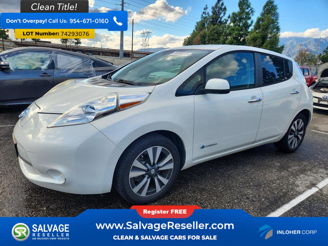 Used 2016 Nissan Leaf SV w/ Premium Package FWD image 1