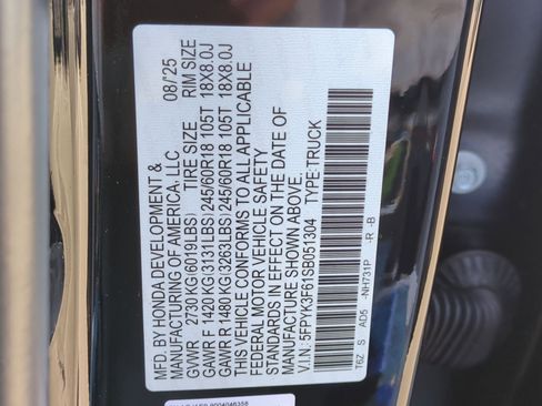 New 2025 Honda Ridgeline TrailSport image 19