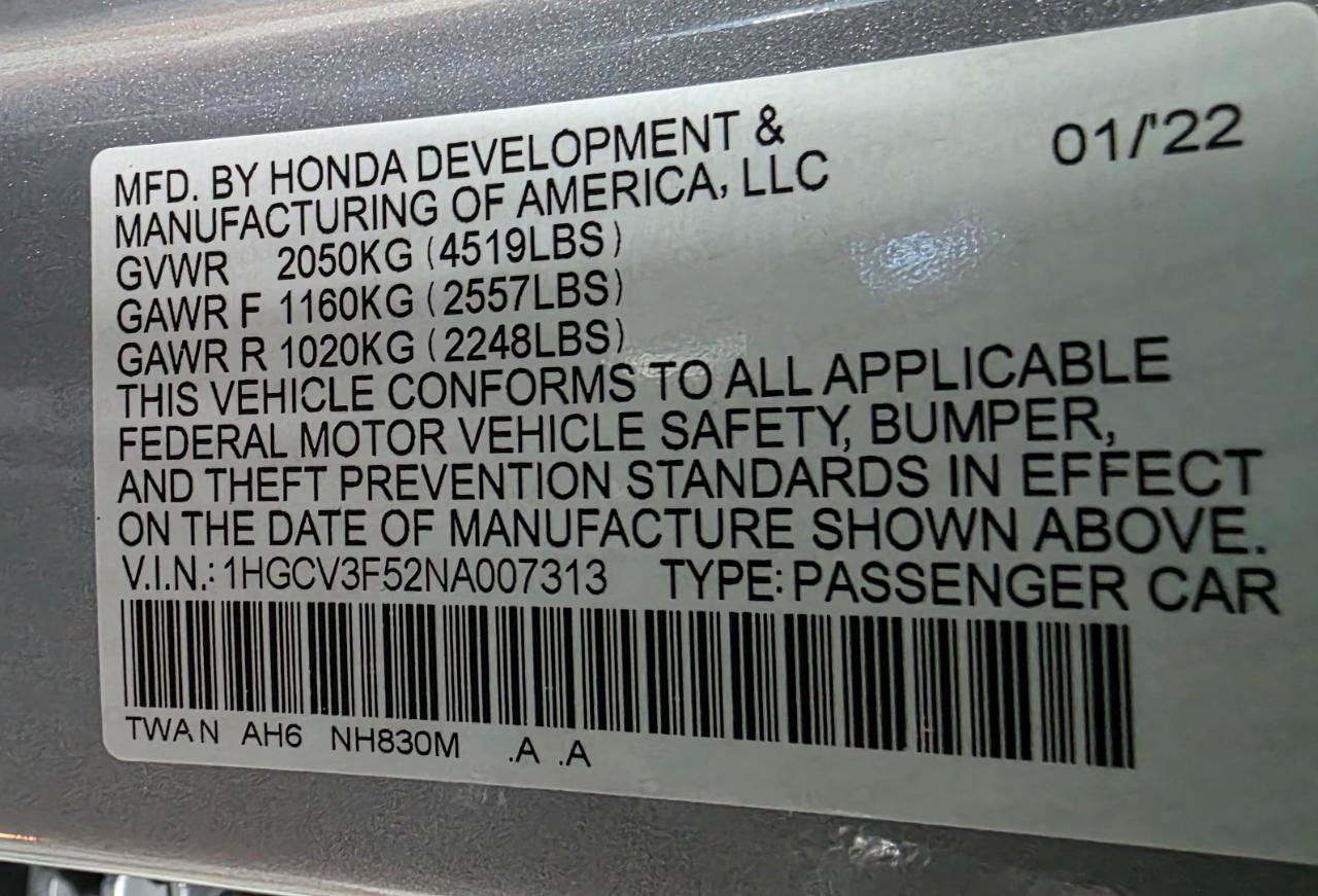 Used 2022 Honda Accord EX-L image 43