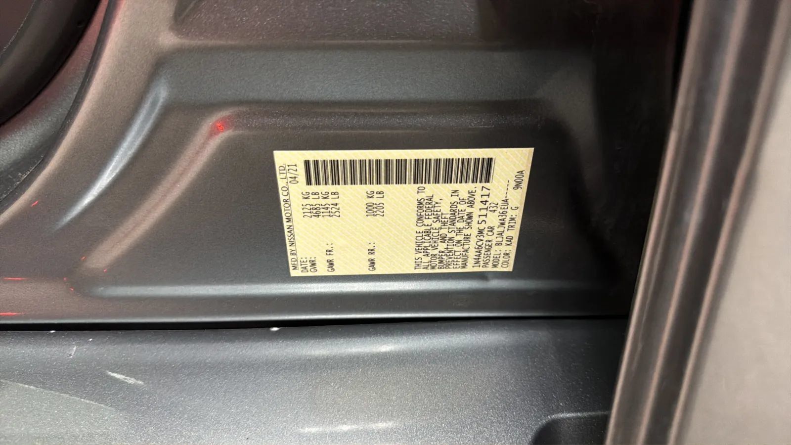 Used 2021 Nissan Maxima 3.5 SV w/ Floor Mat Group FWD image 25