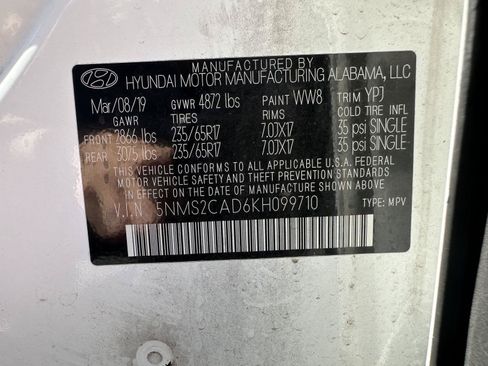 Used 2019 Hyundai Santa Fe SE AWD/4WD image 15