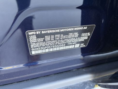 Used 2026 BMW X3 xDrive30 w/ Convenience Package AWD/4WD image 37