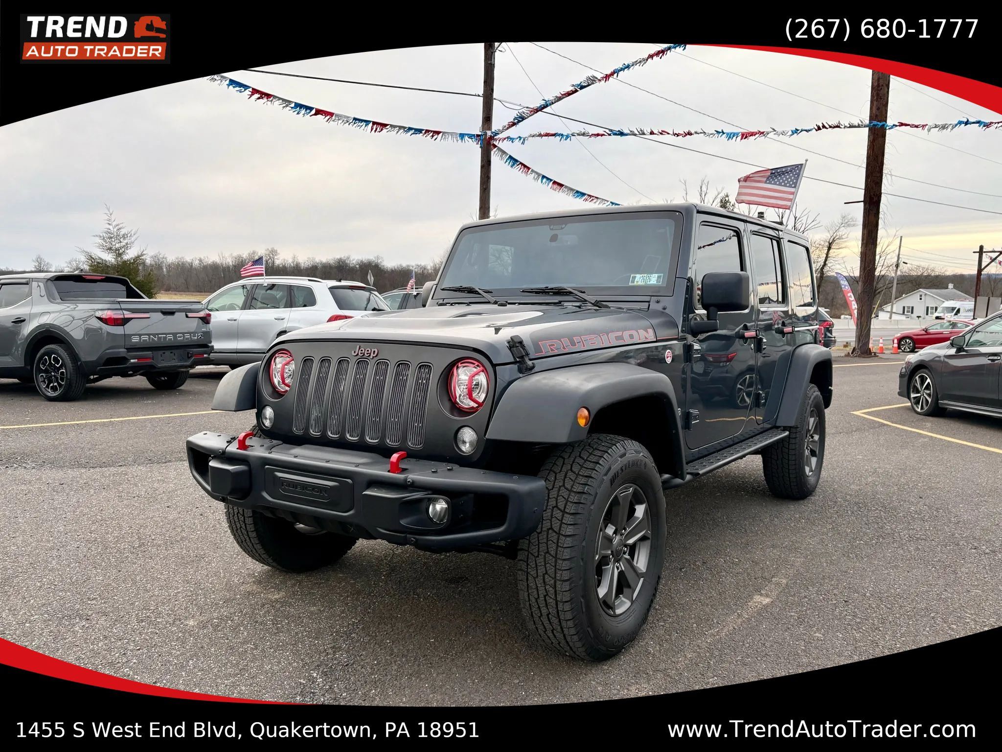 Used 2017 Jeep Wrangler Unlimited Rubicon AWD/4WD image 1