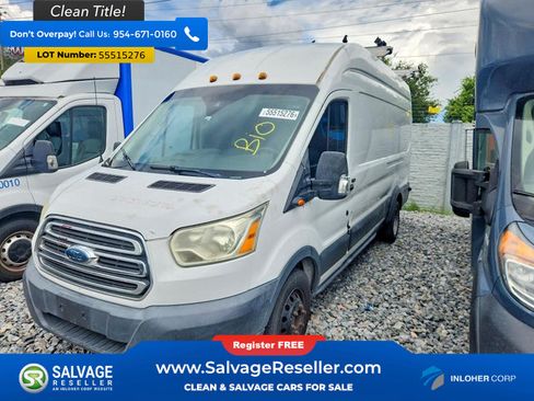Used 2015 Ford Transit 350 148 High Roof Extended DRW w/ Interior Upgrade Package RWD image 1