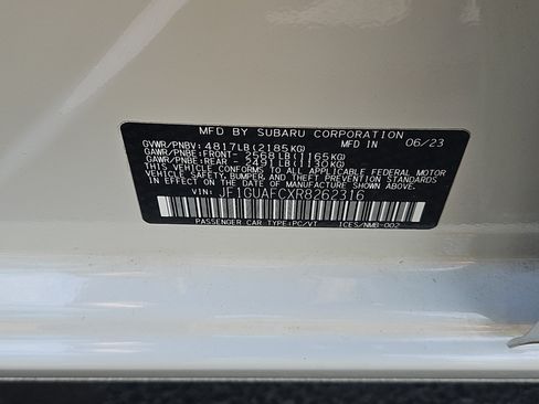 Certified 2024 Subaru Impreza 2.0i Sport AWD/4WD image 7