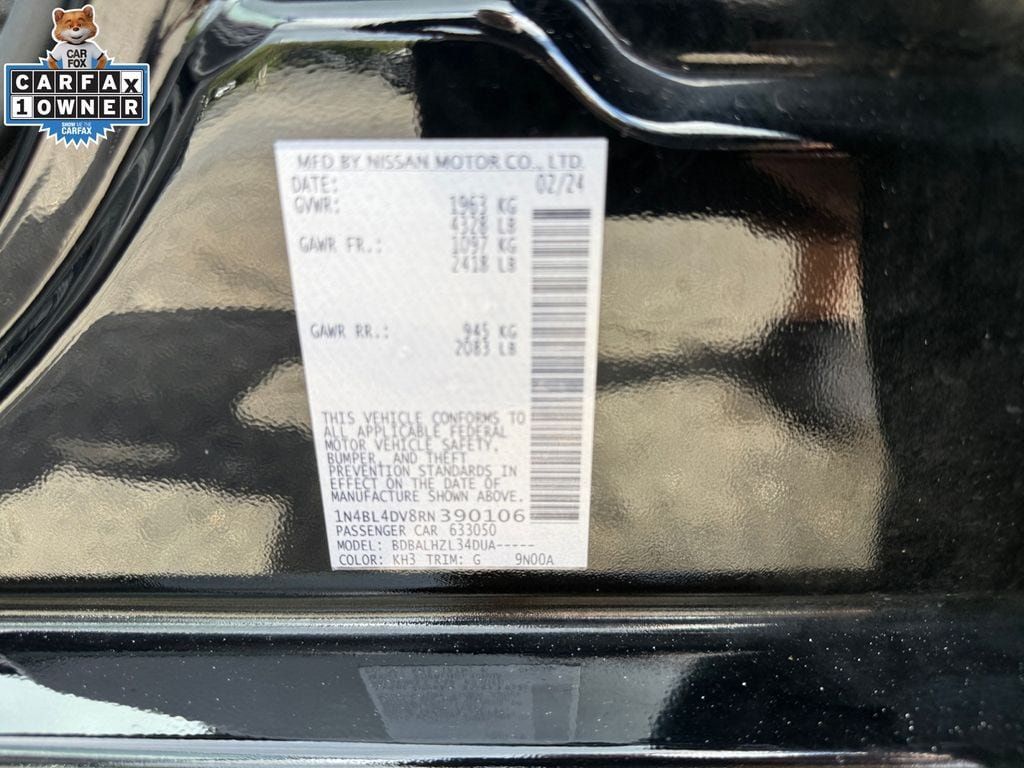Certified 2024 Nissan Altima 2.5 SV FWD image 31
