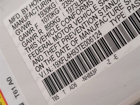 New 2026 Honda Civic Sport Touring image 16