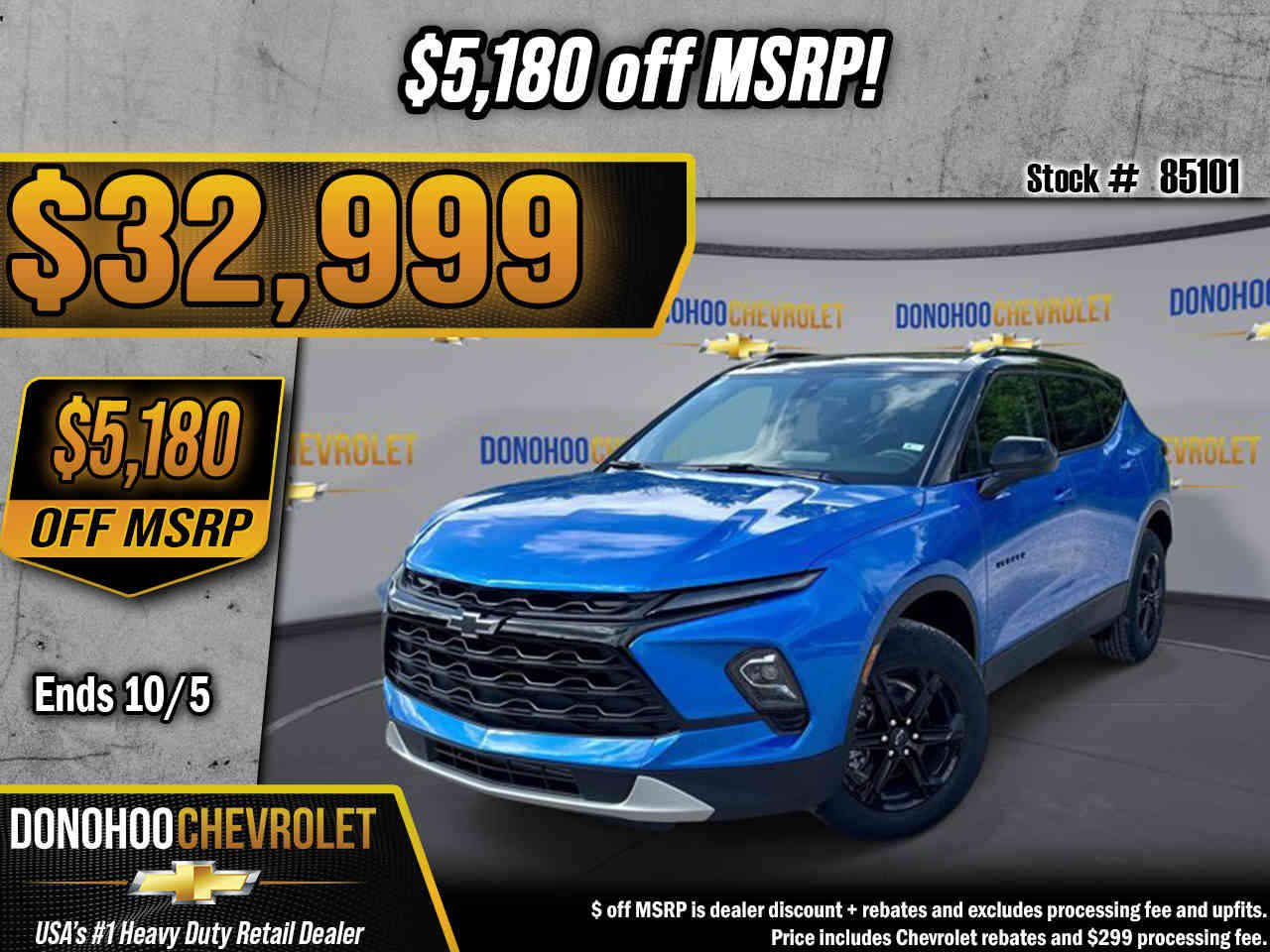 New 2026 Chevrolet Blazer LT w/ Midnight/Sport Edition FWD image 1