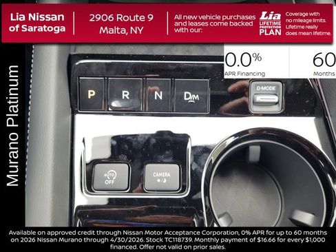 New 2026 Nissan Murano Platinum AWD/4WD image 26