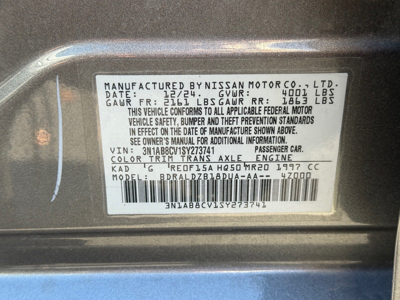 Used 2025 Nissan Sentra SV FWD image 41