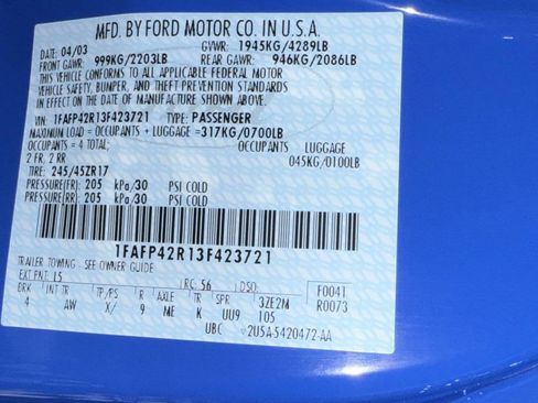 Used 2003 Ford Mustang Mach 1 image 85