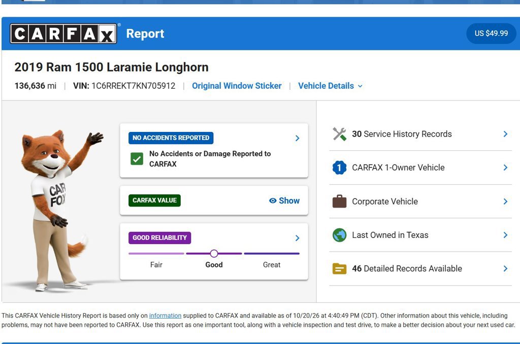 Used 2019 RAM 1500 Limited RWD image 10