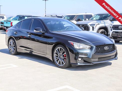 Used 2023 INFINITI Q50 Red Sport 400 w/ Black Opal Edition RWD image 3