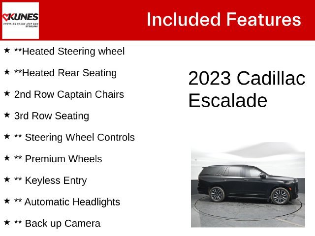 Used 2023 Cadillac Escalade Sport w/ Touring Package AWD/4WD image 5