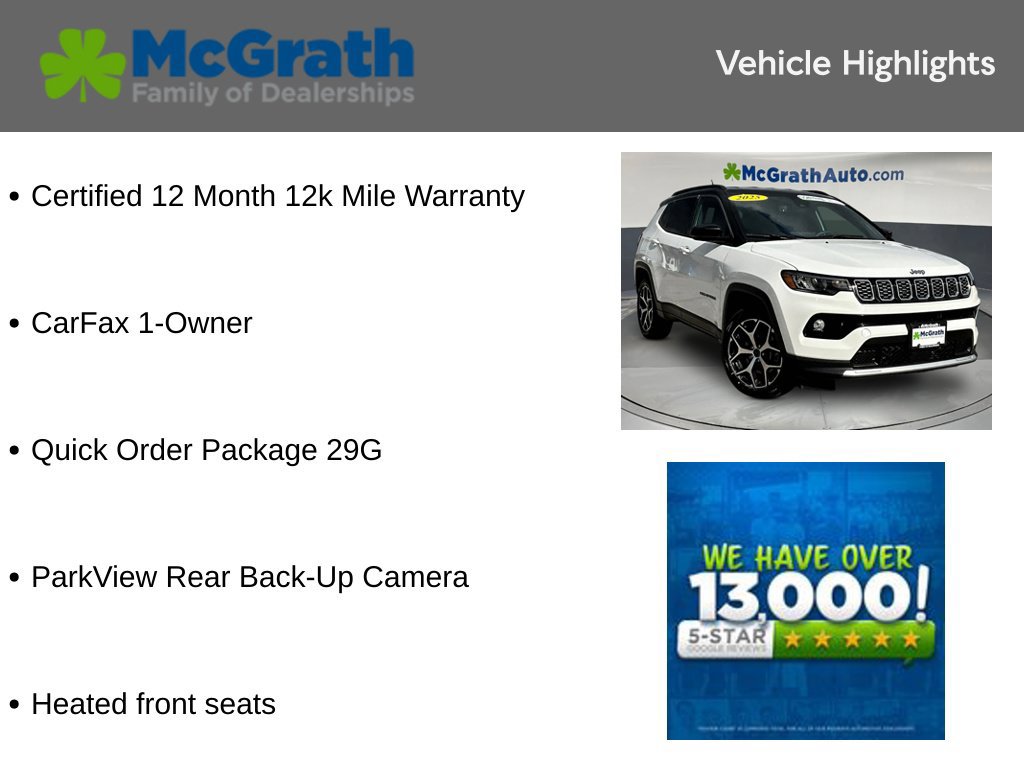 Used 2025 Jeep Compass Limited AWD/4WD image 6