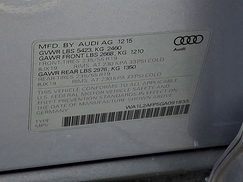 Used 2016 Audi Q5 2.0T Premium Plus w/ Technology Package AWD/4WD image 29