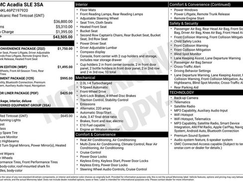 Used 2023 GMC Acadia SLE w/ Driver Convenience Package FWD image 2