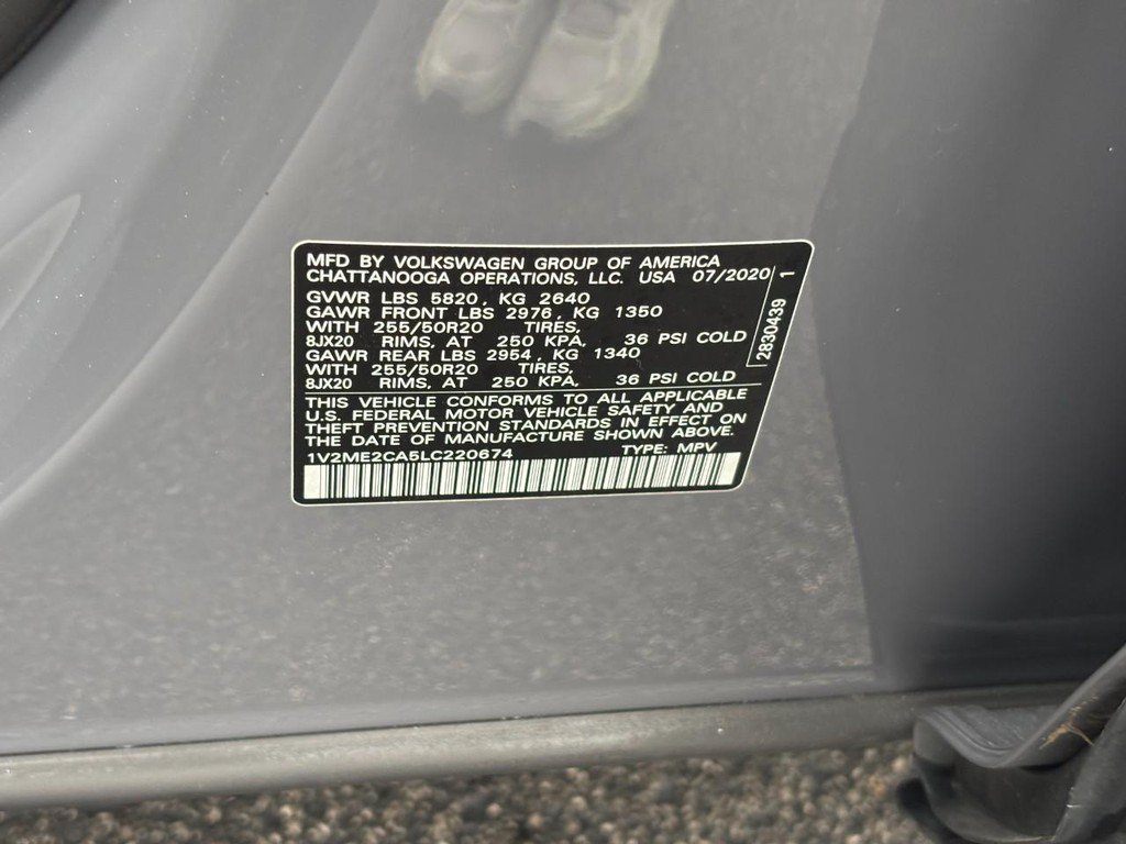 Used 2020 Volkswagen Atlas Cross Sport SEL AWD/4WD image 23