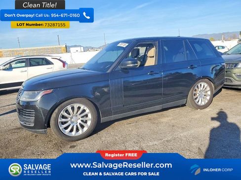 Used 2018 Land Rover Range Rover HSE AWD/4WD image 1