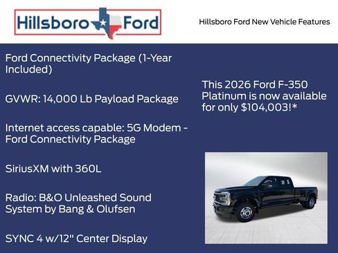 New 2026 Ford F350 Platinum AWD/4WD image 15