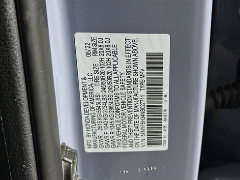Used 2022 Honda Pilot Sport image 12