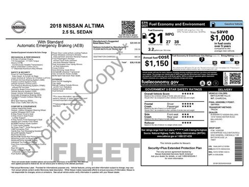 Used 2018 Nissan Altima 2.5 SL image 31