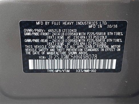 Used 2017 Subaru Forester 2.0XT Touring image 14